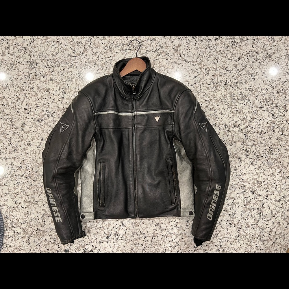 Dainese leather motorcycle jacket
